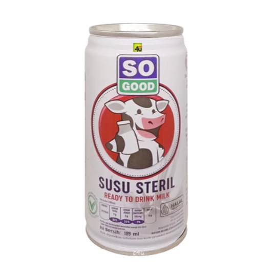 

So Good Susu Sapi Steril Kaleng 189ml