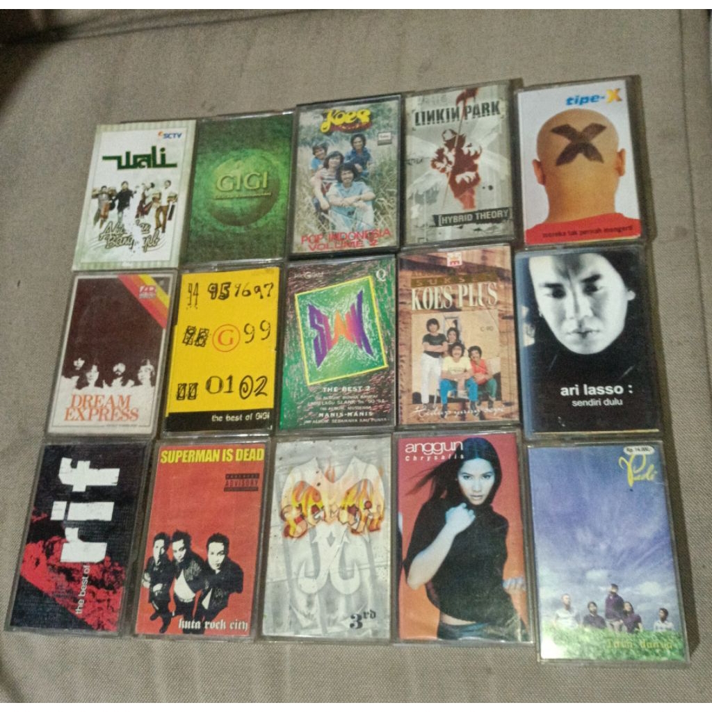 borongan kaset pita jadul