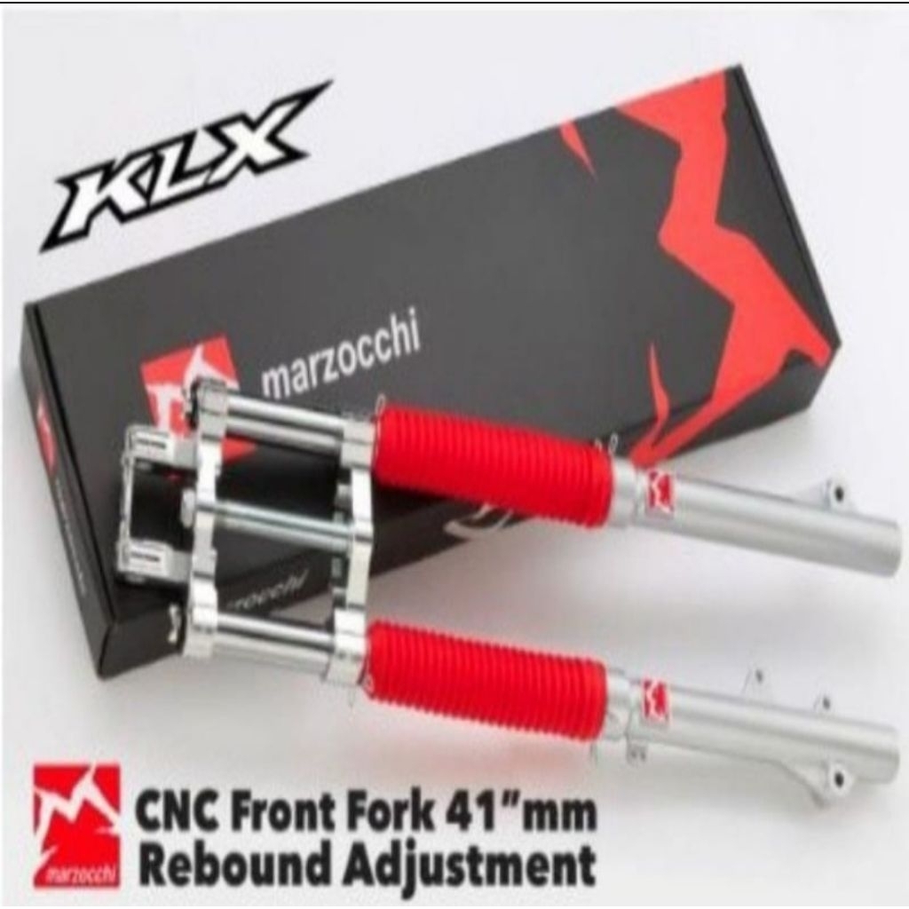 shock depan klx Marzocchi front frok 41mm stelan click rebound