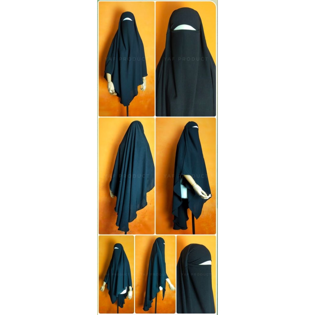 French Khimar | FK | Crinkle Premium | YAF PRODUCT