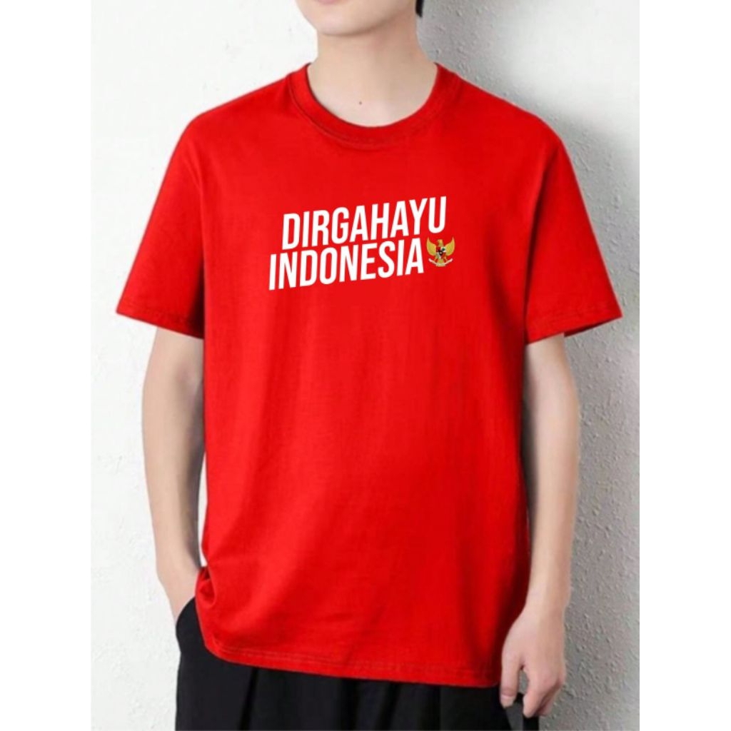 KAOS DIRGAHAYU INDONESIA/KAOS 17 AGUSTUS REPUBLIK INDONESIA/KAOS PANITIA AGUSTUS