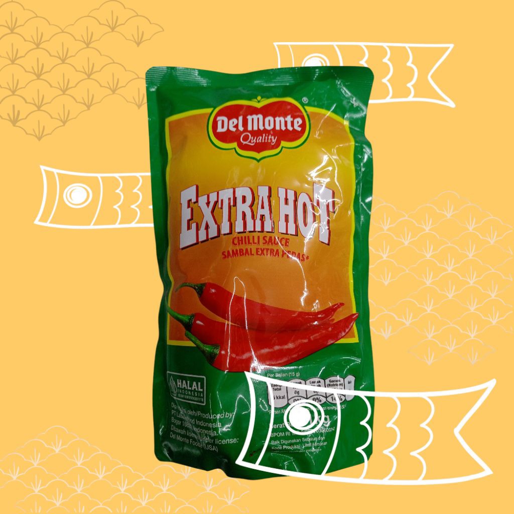 

DELMONTE / Del Monte Chili Sauce Extra Hot | Saus Tomat Ketchup 1 kg