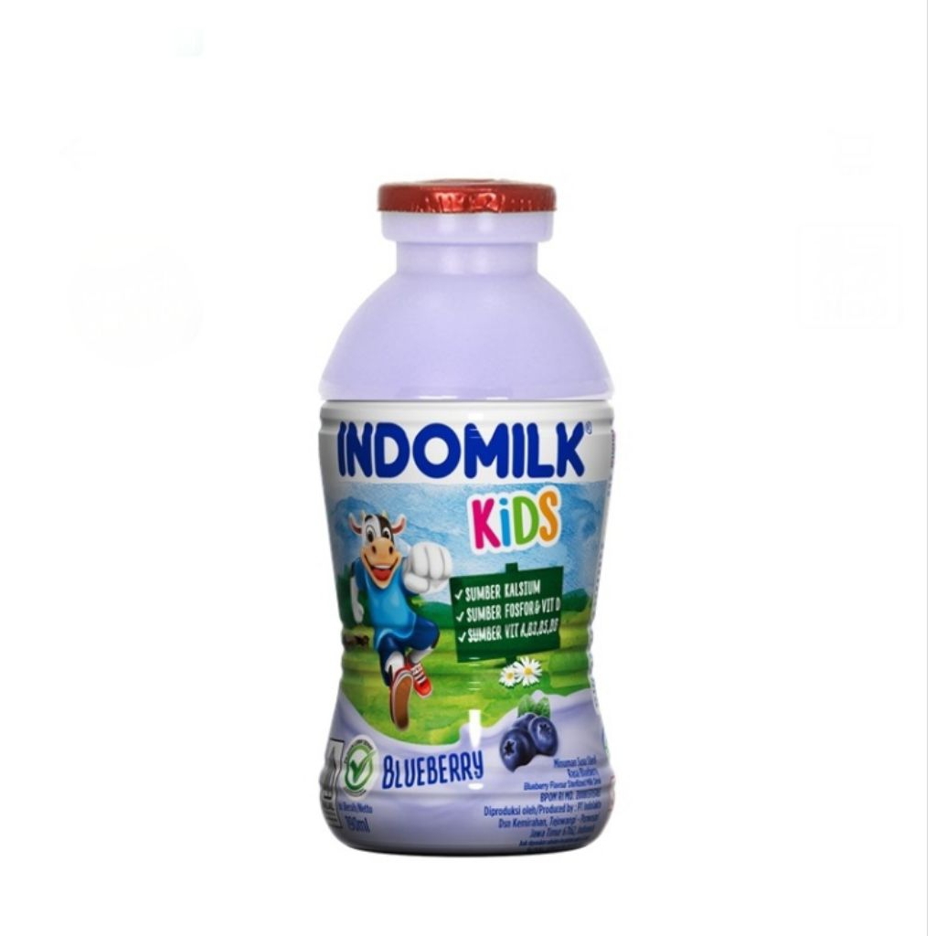 

Indomilk susu steril blueberry botol 190 ml