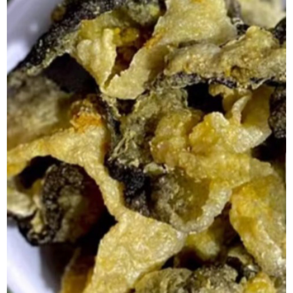 

kulit ikan salmon / cemilan / tanpa msg dan pengawet