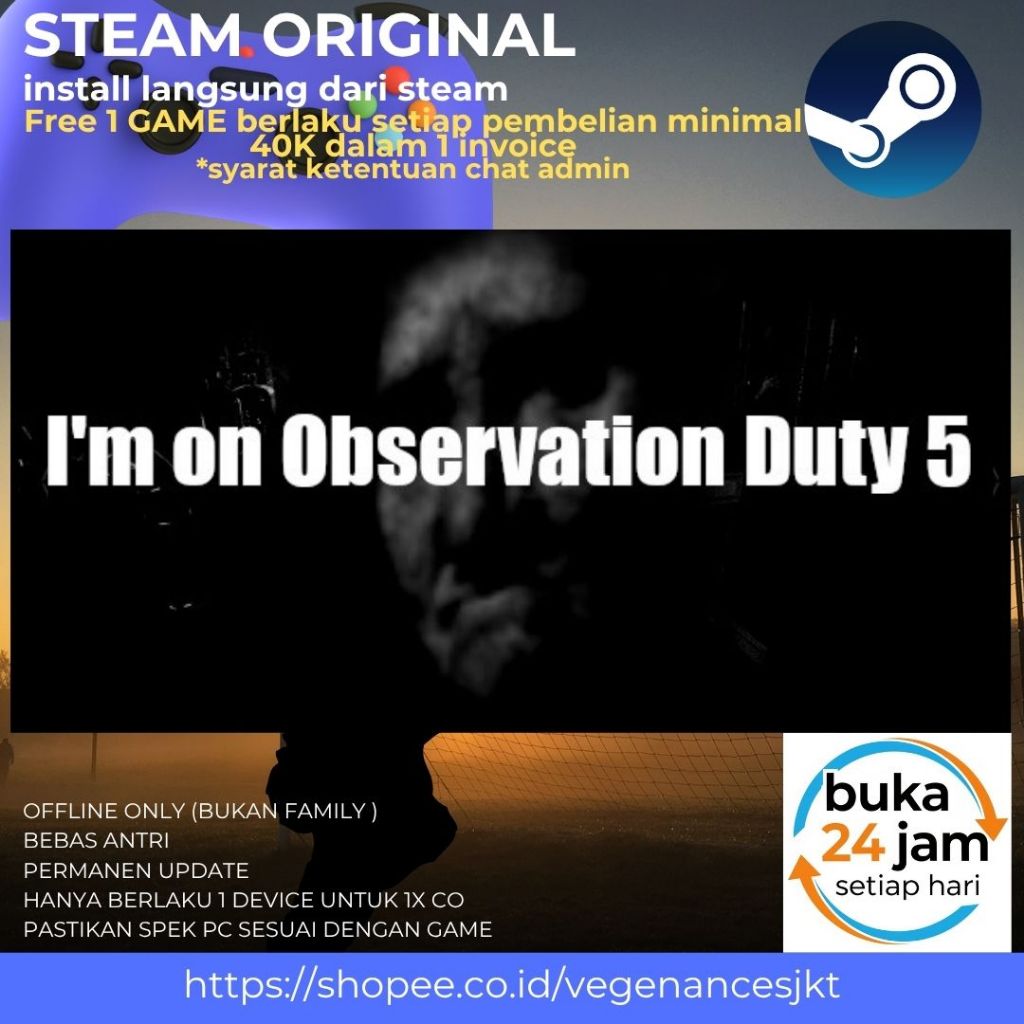 I'm on Observation Duty 5 PC Game Original + Latest Update