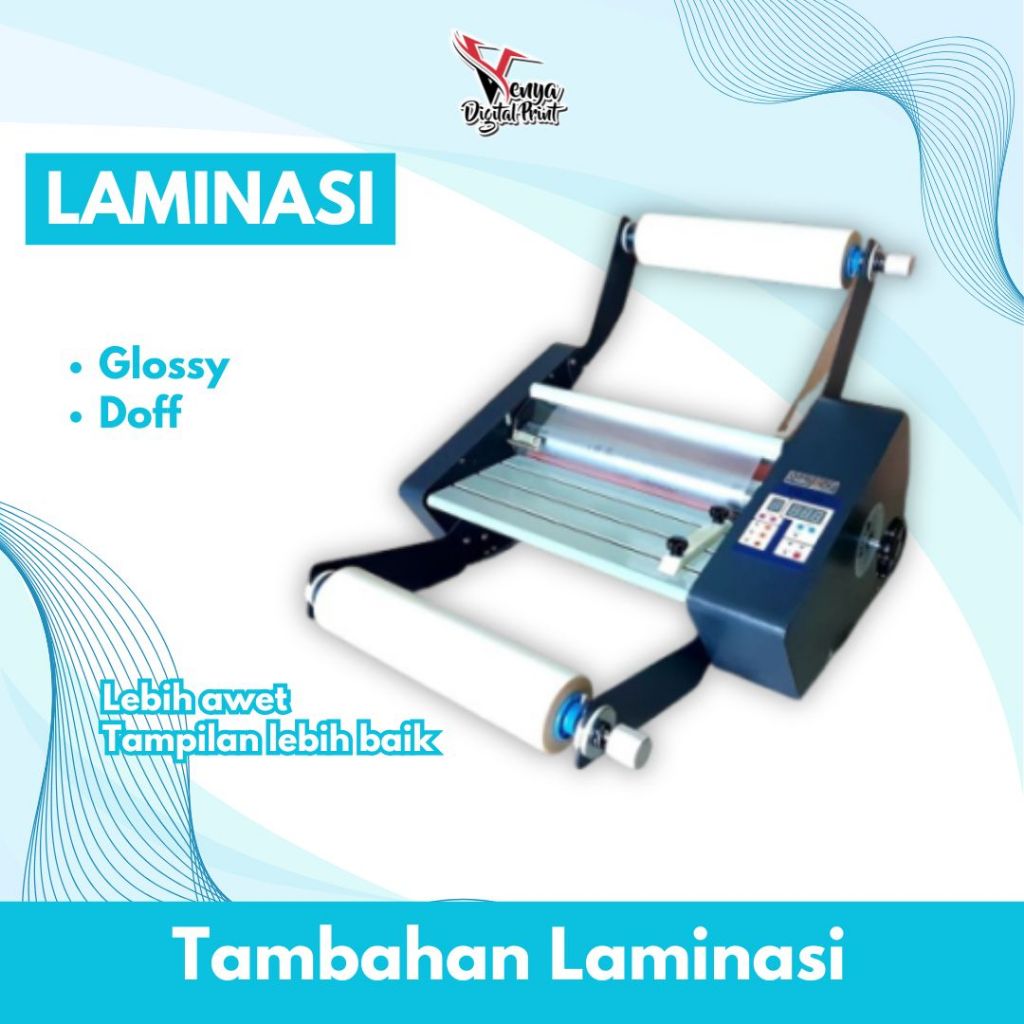 

Tambahan Laminasi Glossy / Doff