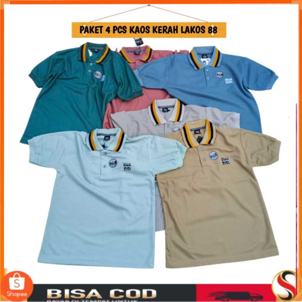 Kaos Polos Kerah Polo Anak / Kaos kerah Anak Laki-laki / Kaos Polos Anak / Kaos bahan katun tebal