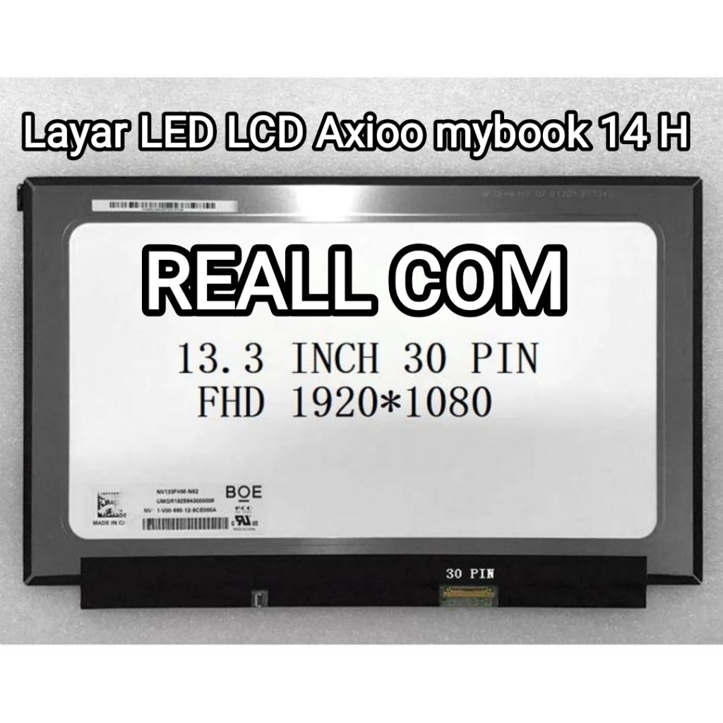 Layar LED LCD Axioo Mybook 14 H 13.3 inch