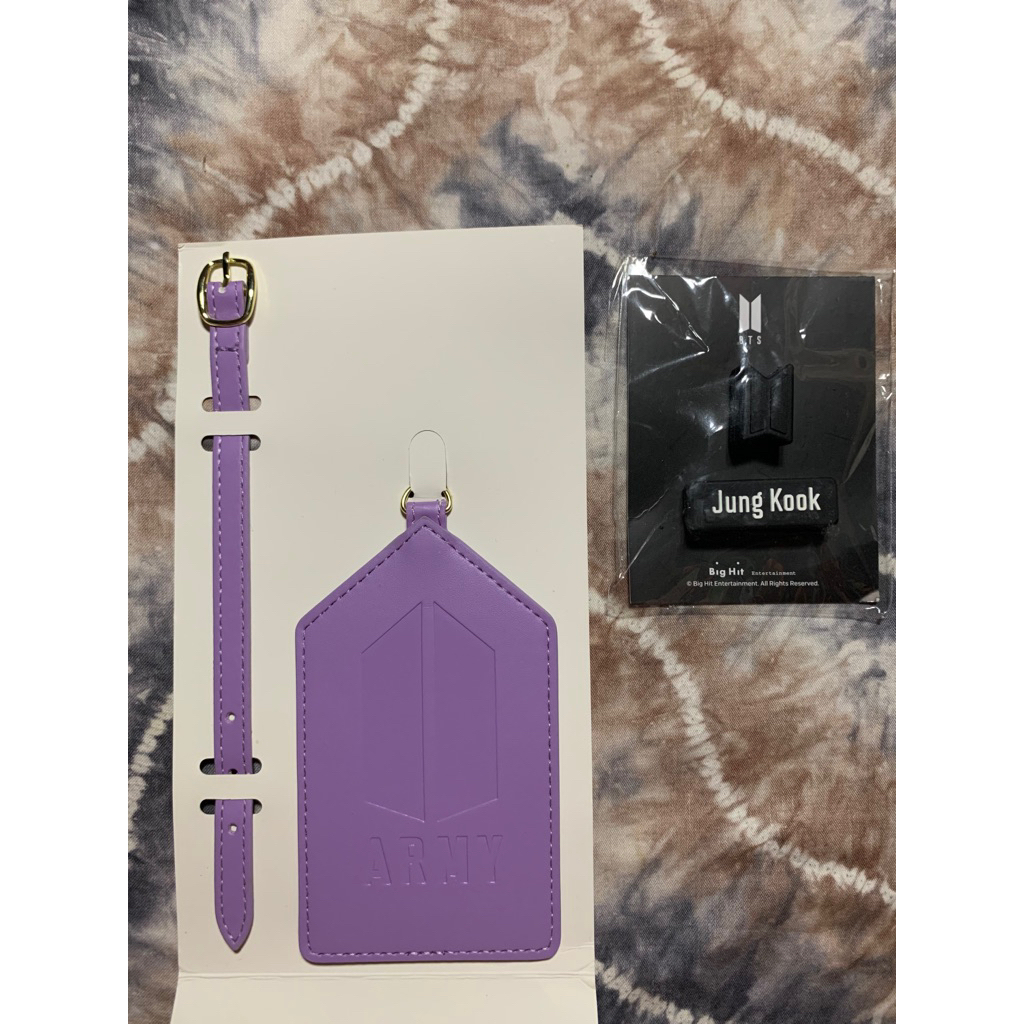 [READY] LUGGAGE TAG ARMY MEMBERSHIP JAPAN DAN CABLE PROTECTOR JUNGKOOK BTS MERCHANDISE