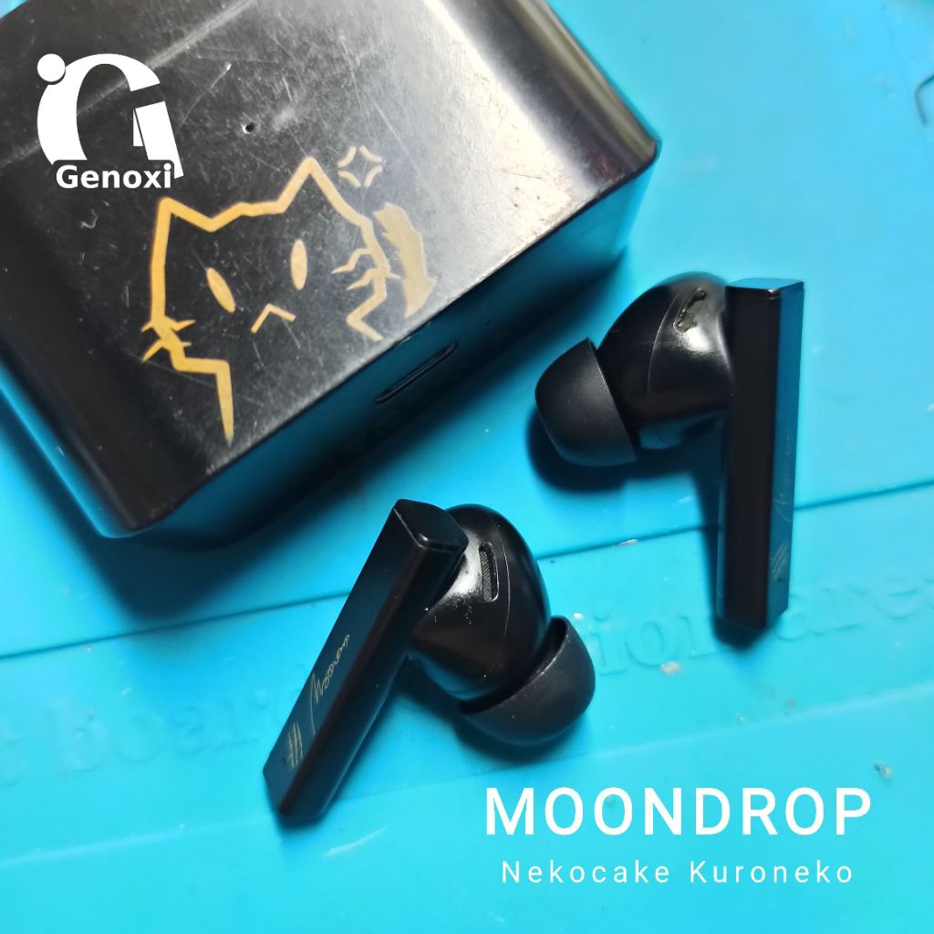 Ganti baterai TWS Moondrop Nekocake