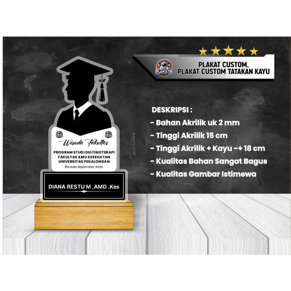 PLAKAT CUSTOM, PLAKAT CUSTOM TATAKAN KAYU