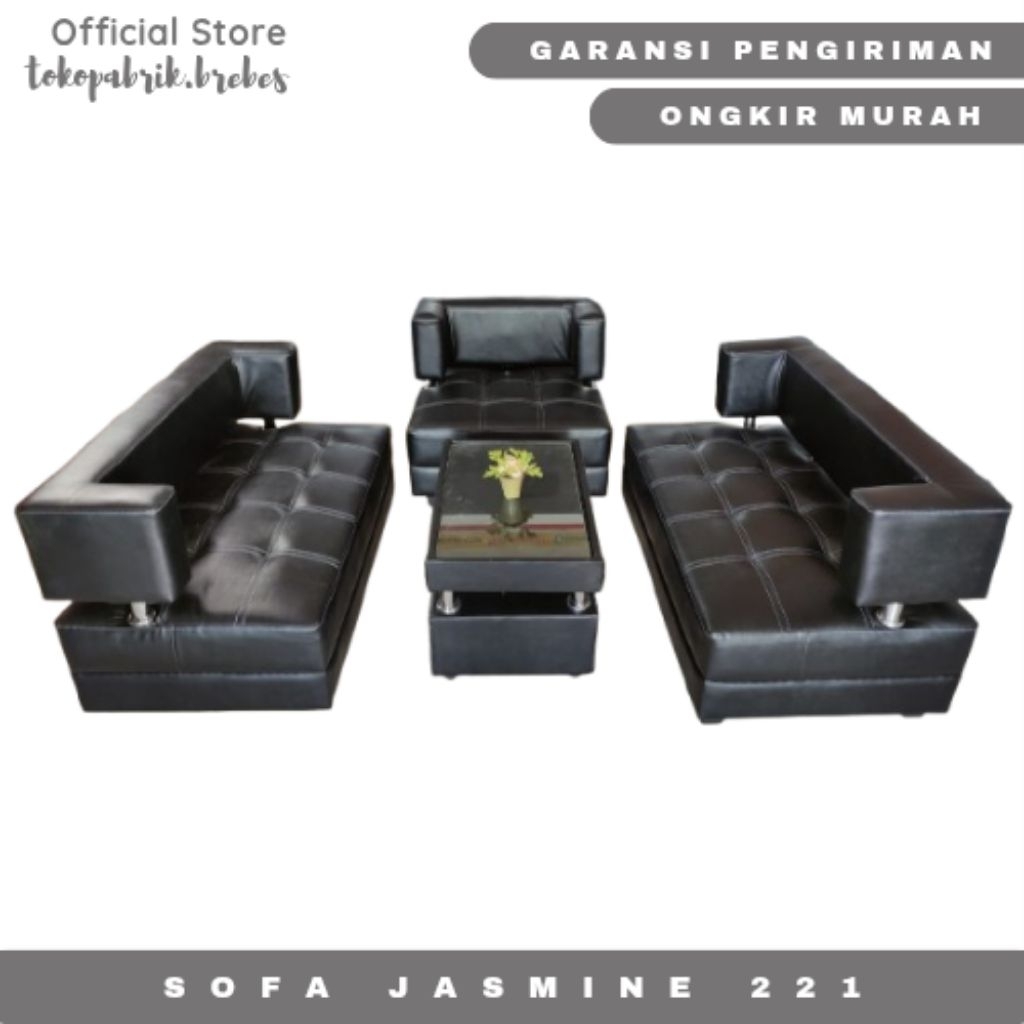Sofa jasmine 221 kotak oval sofa ruang tamu minimalis sofa tamu 221 modern sofa termurah