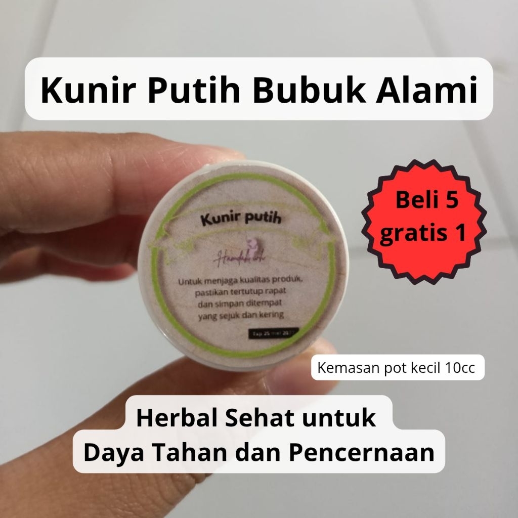 

Kunir Putih Bubuk Alami – Herbal Sehat untuk Daya Tahan dan Pencernaan