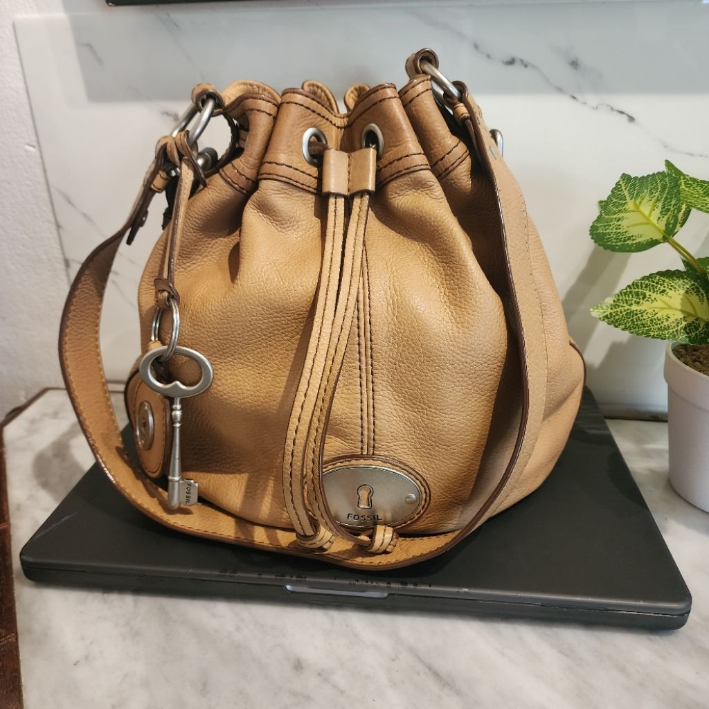 tas Ocil Maddox Serut Coklat susu lengkap Keyfob [SOLD]