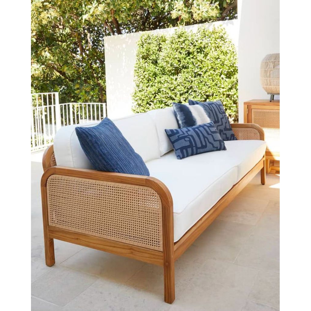 More Space - Kursi Sofa Rotan 2 seater minimalis