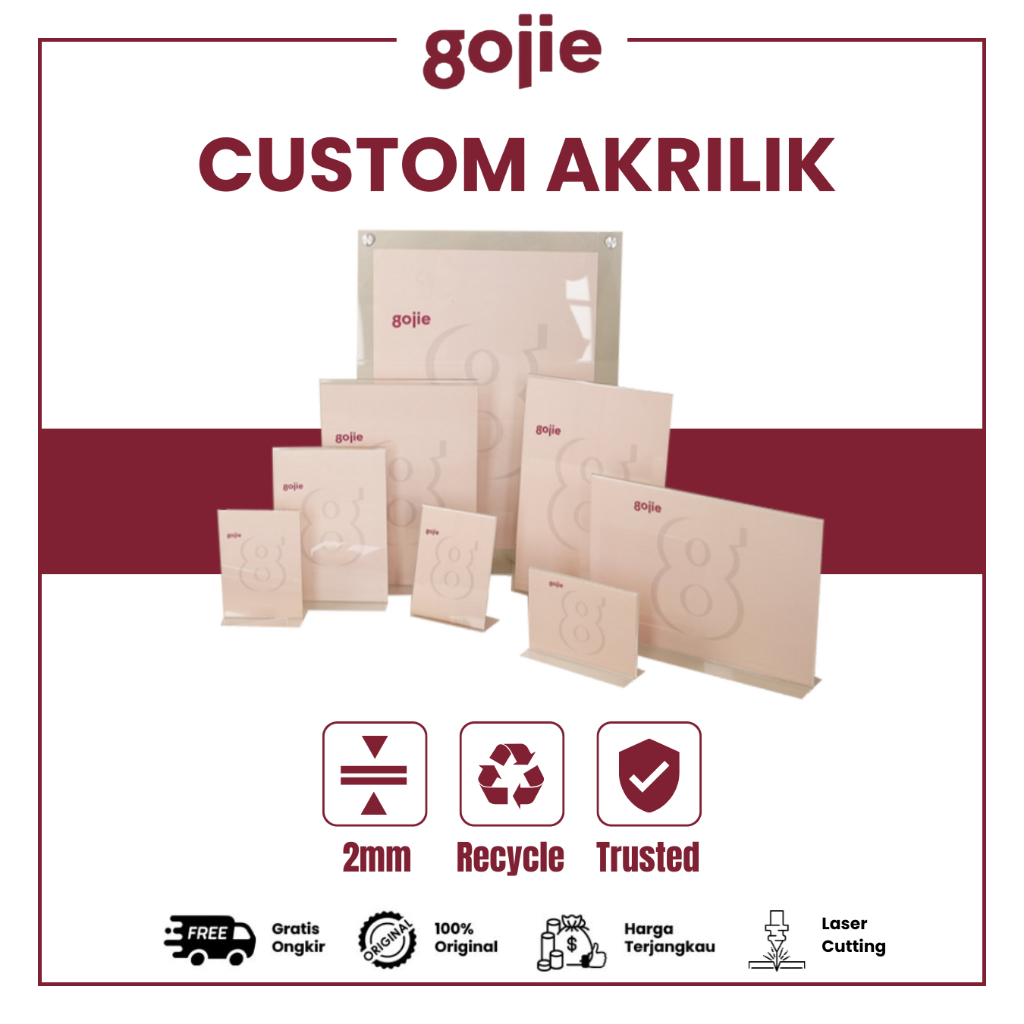 

CUSTOM PRODUK AKRILIK DESAIN MODEL UKURAN | HANYA UNTUK CHECKOUT SETELAH PRE ORDER BY ADMIN