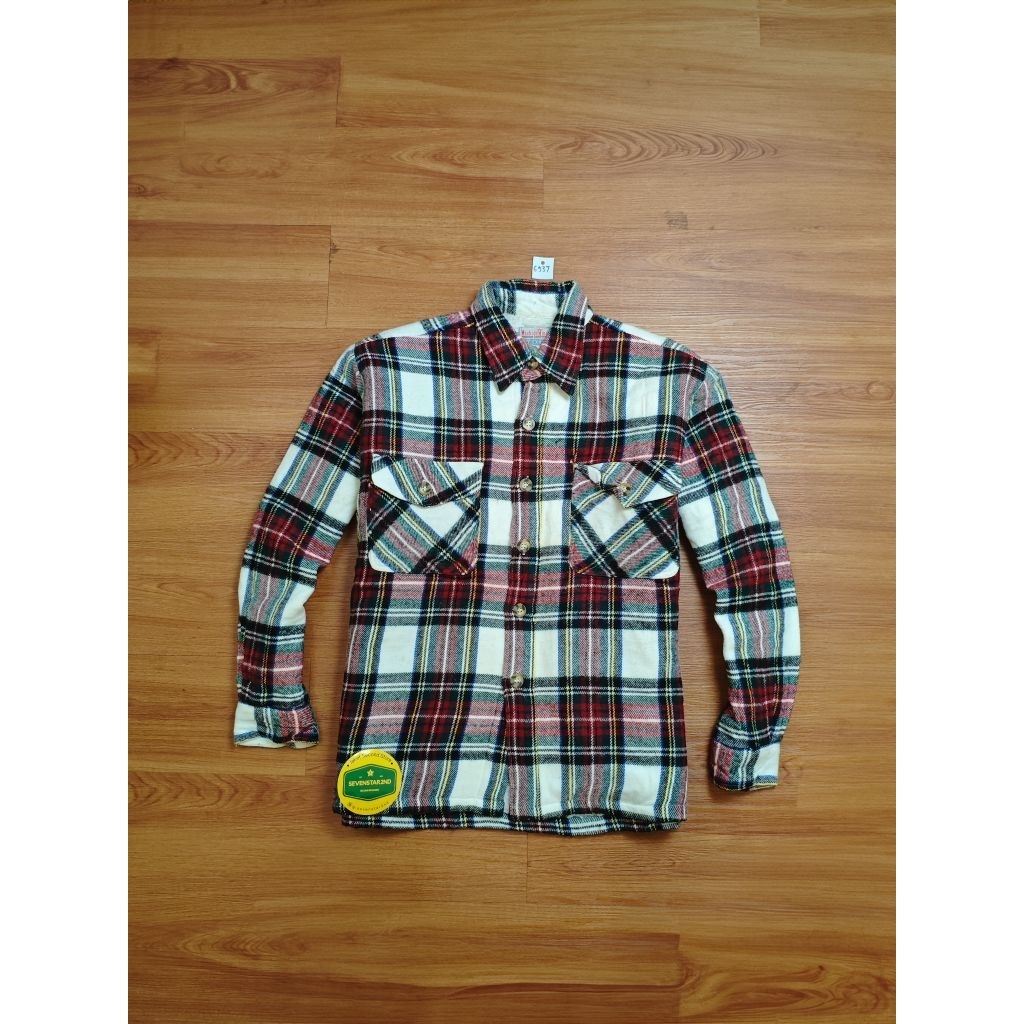 Casual flanel veterano sherpa outer jacket