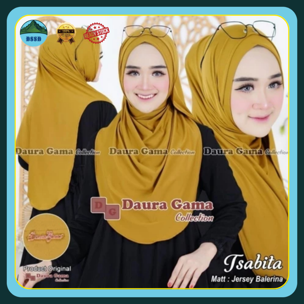Hijab Instan TSABITA Pashmina Malay | Soft Pad Jersey Ballerina | Jilbab Instan Bergo Hamidah – DAUR