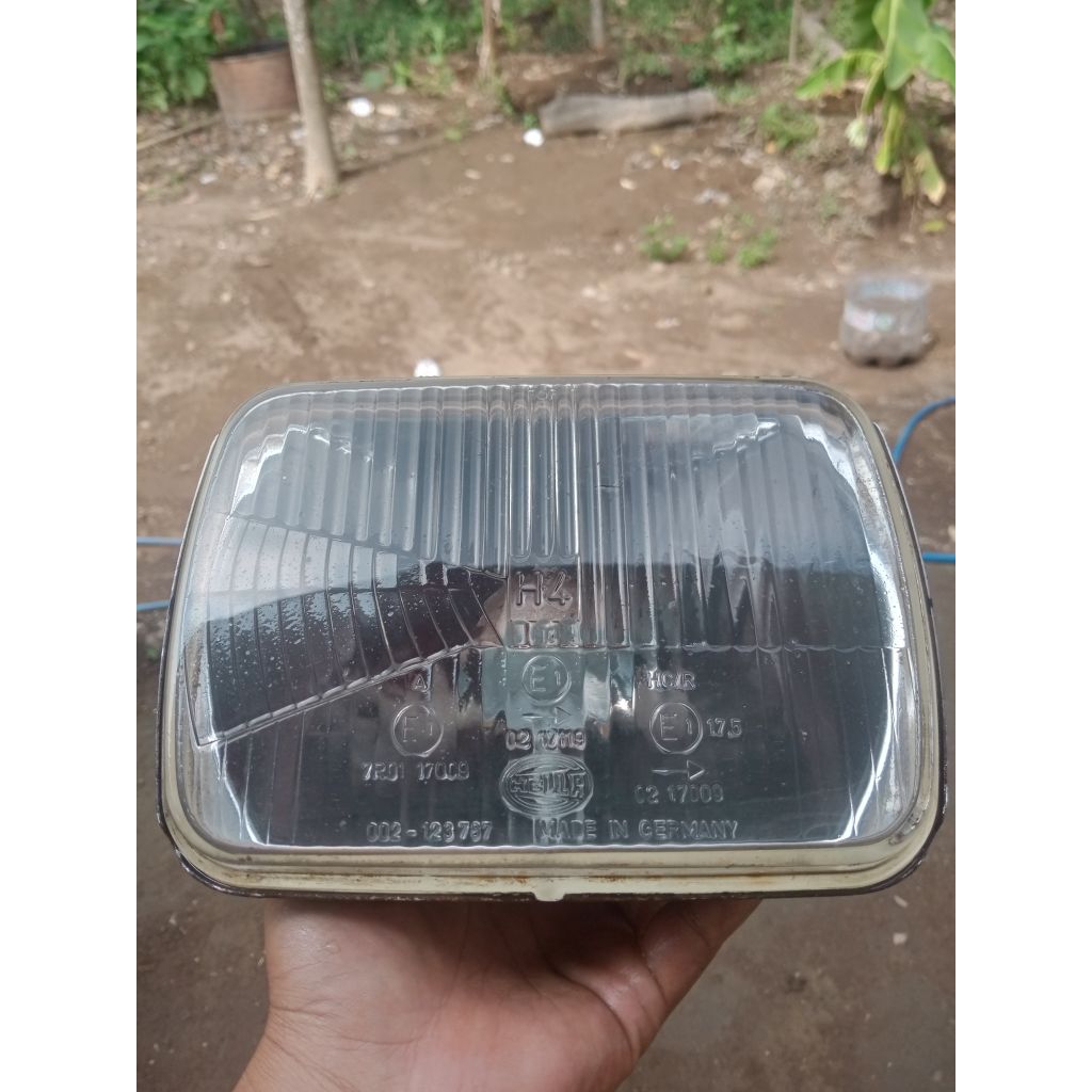 lampu depan kotak hella made in germany 7 inch