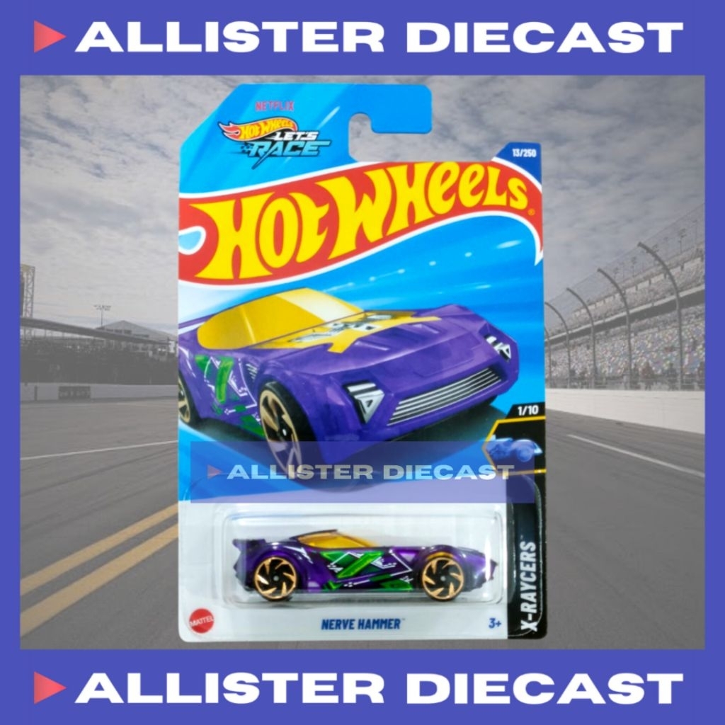 Hot Wheels Nerve Hammer Ungu Hotwheels Nerve Hammer Purple HW Xraycers Hot Wheels Lets Race