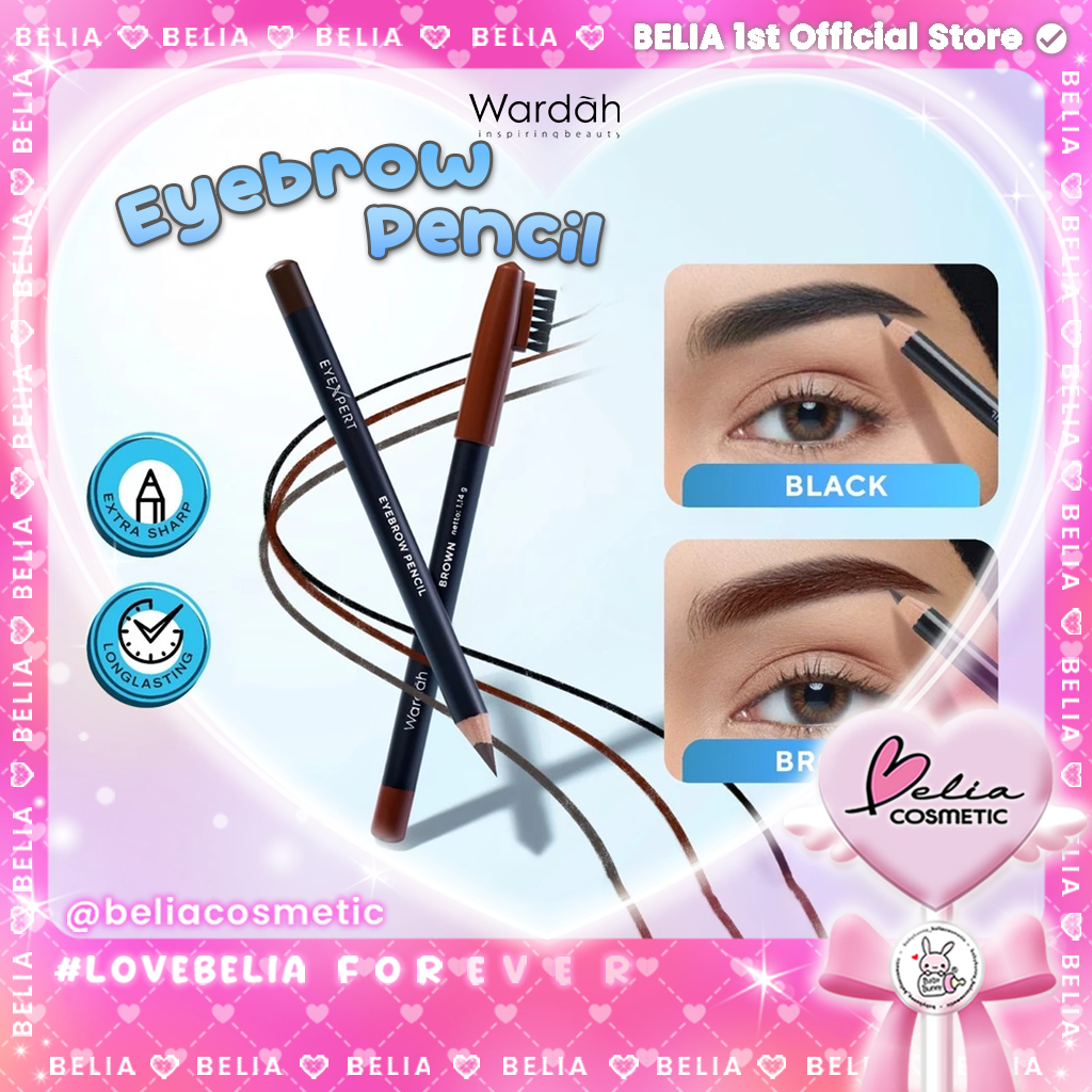 ❤ BELIA ❤ Wardah EyeXpert Matic Brow Definer | Eye Brow Eyebrow pencil Brown & Black