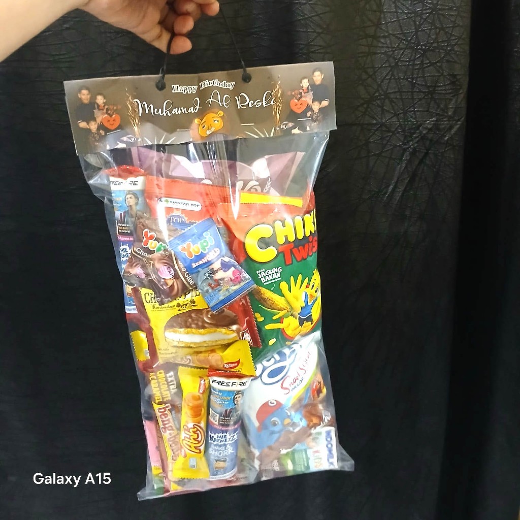 

TAS SNACK ULANG TAHUN Uk 25 x 45 cm | Plastik Snack ULTAH | Tas Jajan ULANGTAHUN | TAS PESTA | TAS SNACK ULANGTAUN / ULANG TAUN | LARGE