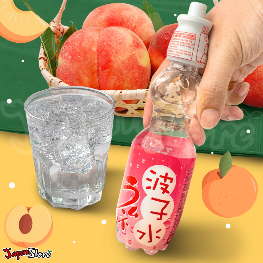 

Edo Ramune White Peach Flavor 250 ml