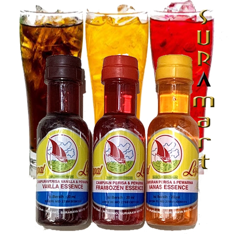 

(20 ml) KAPAL LAJAR Essence Cap Kapal Layar ( Frambozen, Vanila, Nanas )