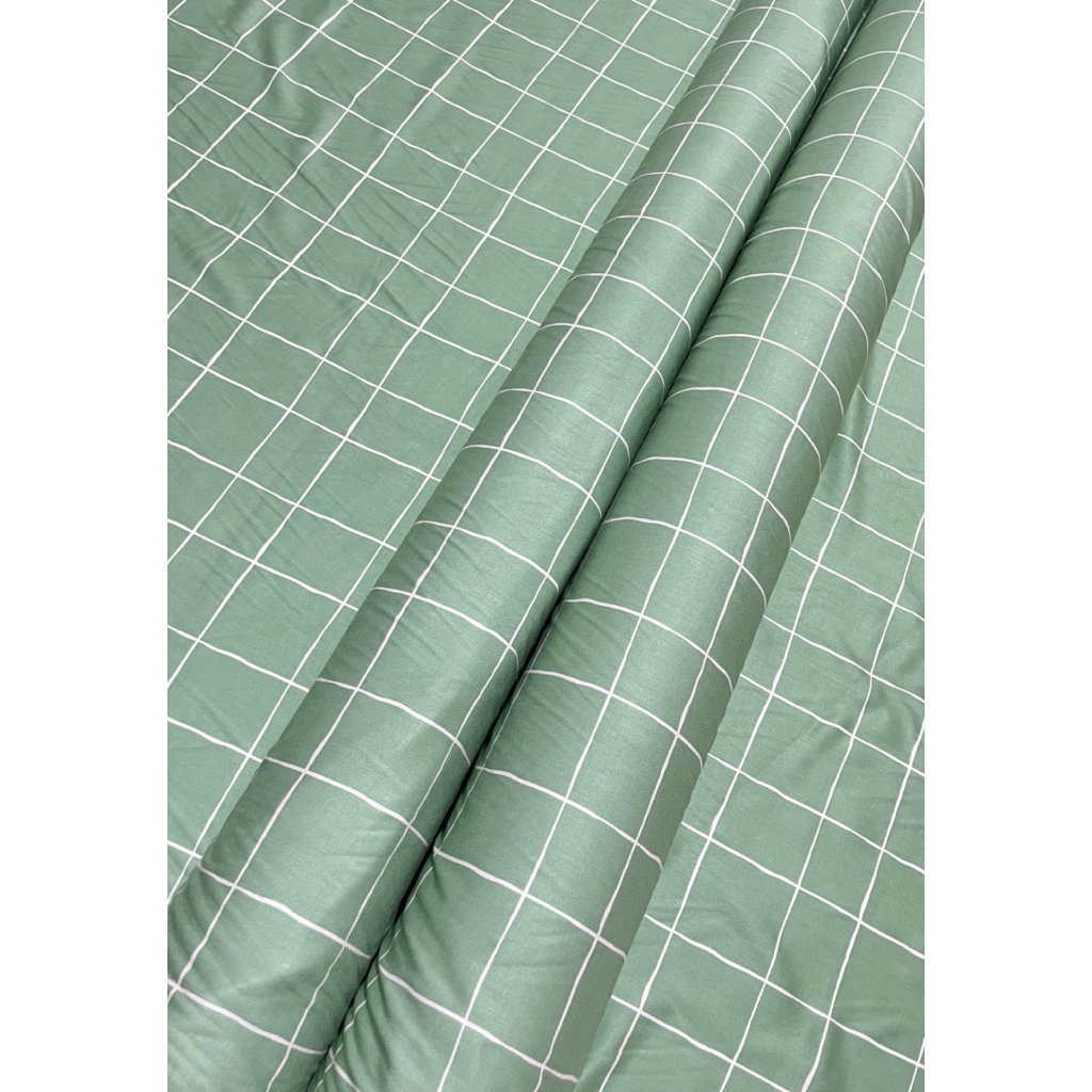 KAIN KATUN RAYON TWILL KOTAK