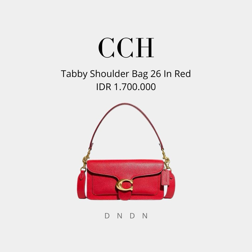 Tabby Shoulder Bag 26 In Red