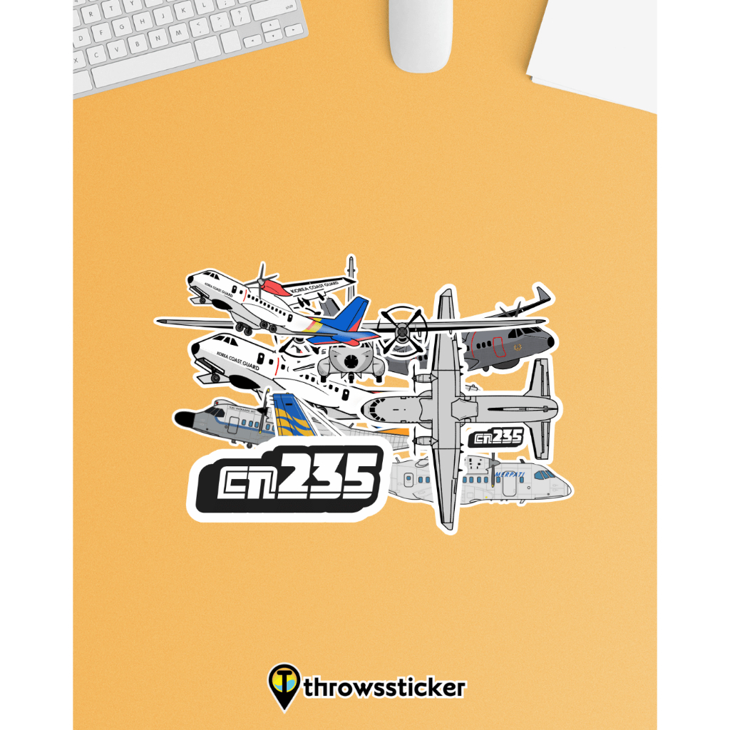 Sticker Pesawat CN235
