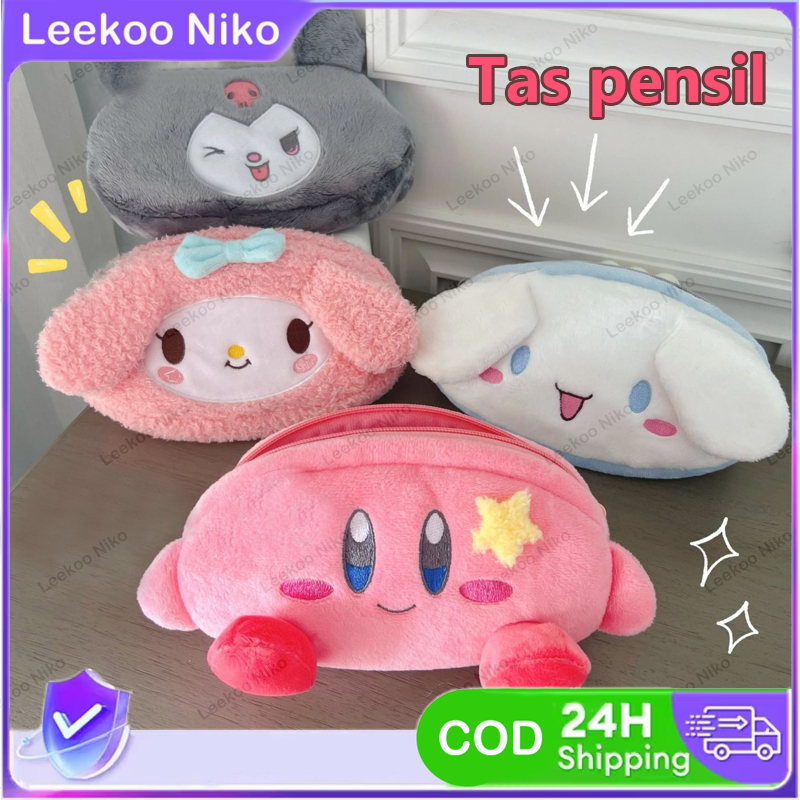 

【COD】Kantong Pena Mewah Large School Pencil Bagsfor Girl Study Stationery School Supplies/Large Capacity Cute Pen Bag Pink Pencil Case