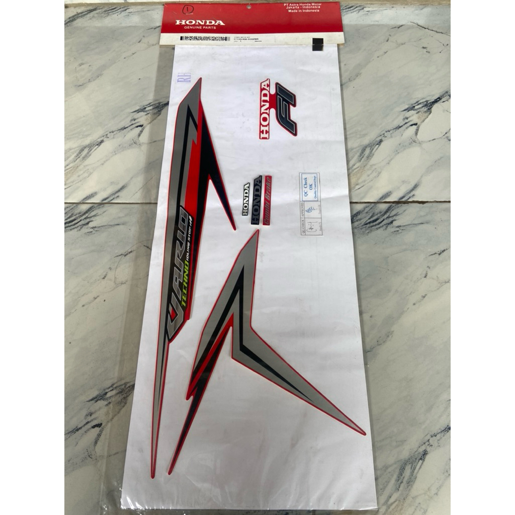 Sticker Body Kanan New Vario 125 Esp K60 871X0-K60-B30ZBR
