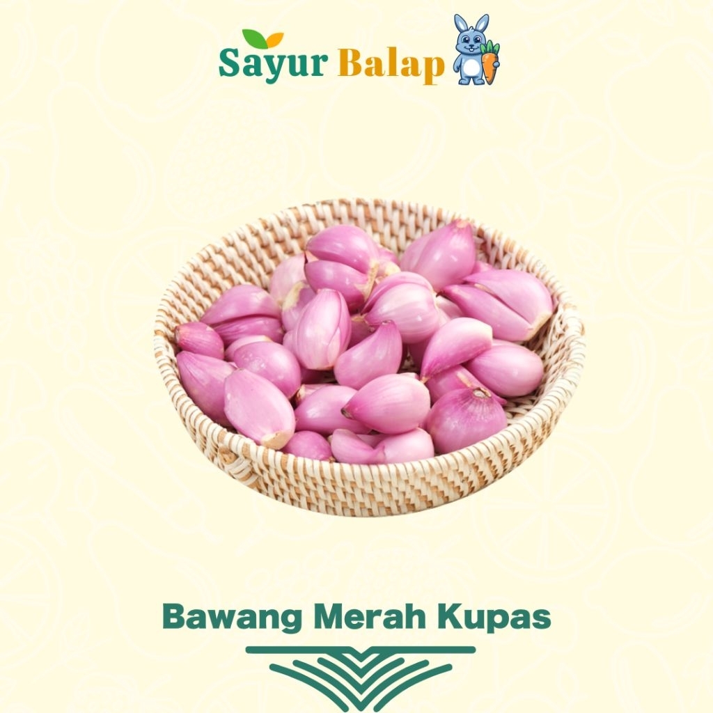 

Bawang Merah Kupas - 250 gr - Sayur Balap Lampung