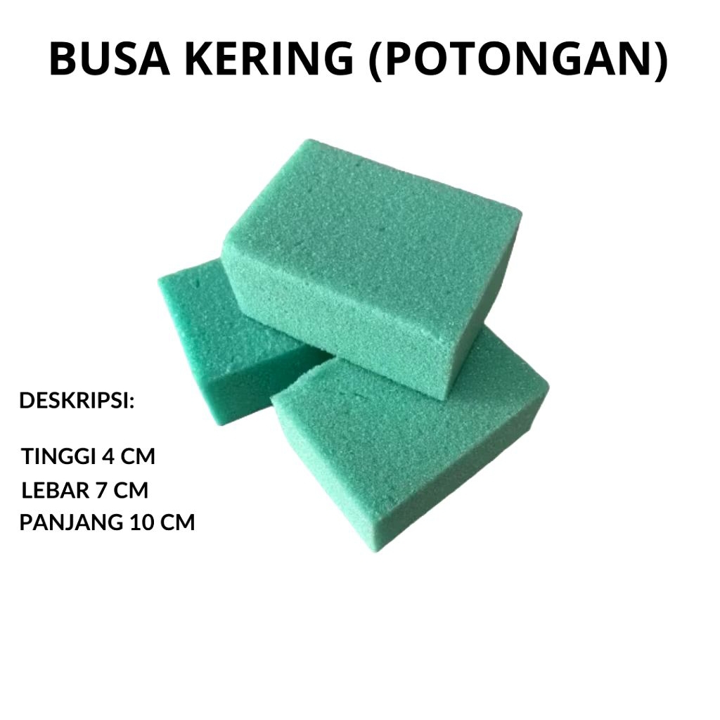 

BUSA KERING/floral foam streofoam buket (potongan 4x7x10)