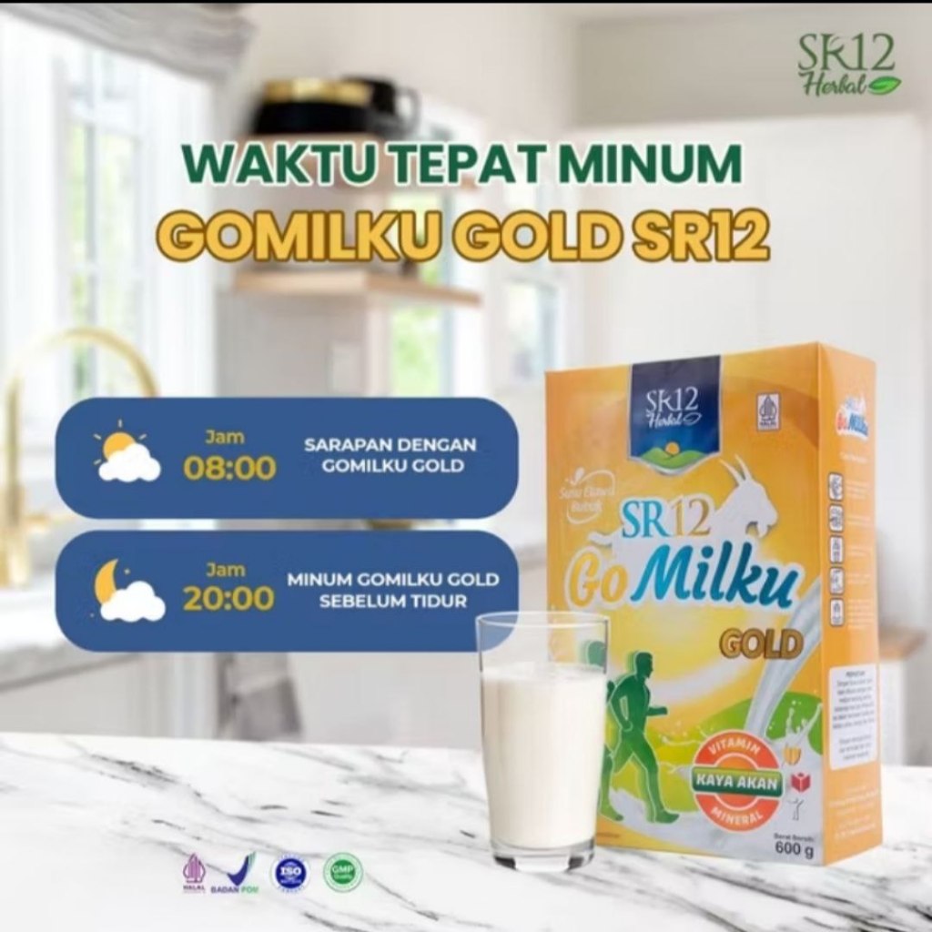 

Gomilku Gold SR12 Susu Kambing Etawa Rendah Lemak Tinggi Kalsium Bebas Gula