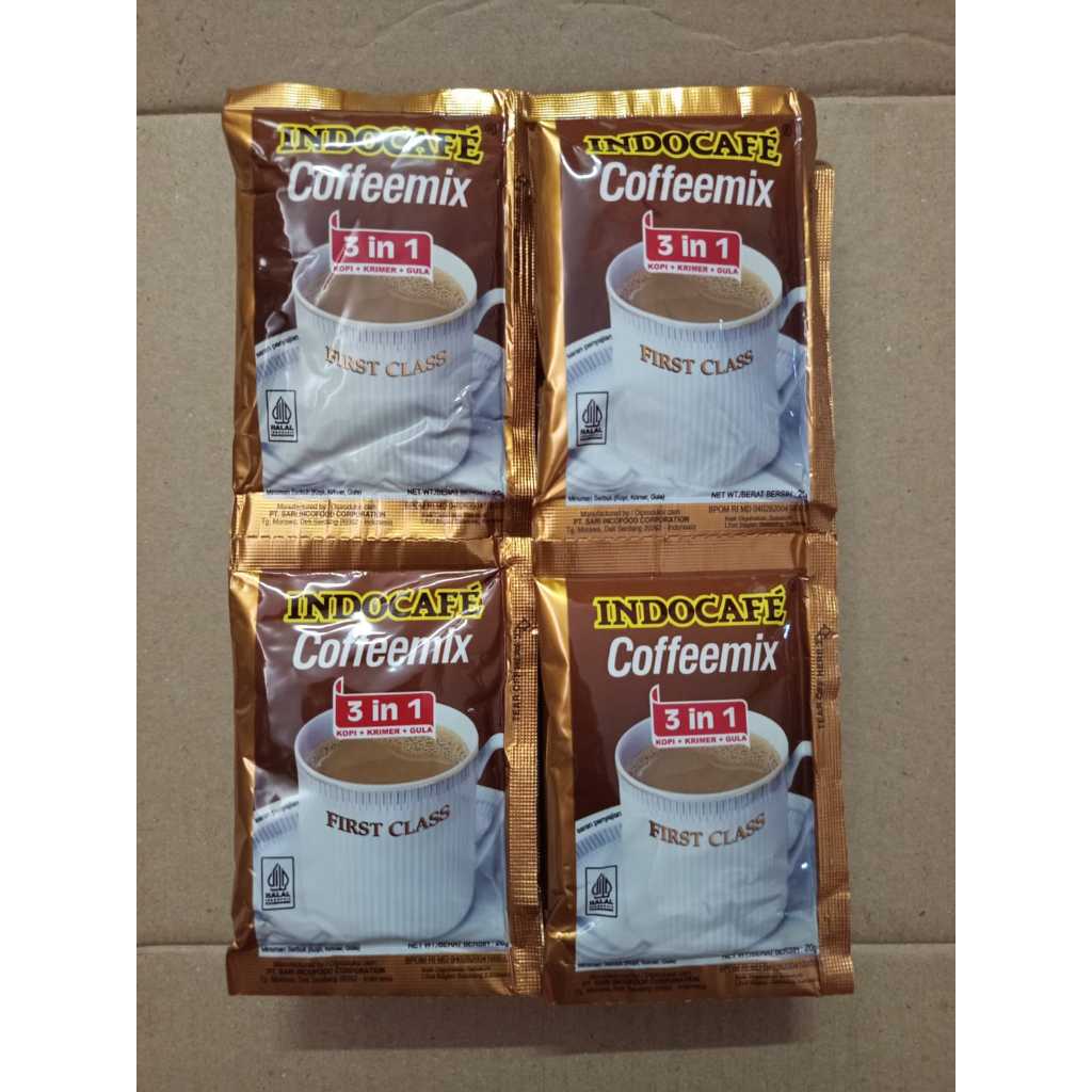 

Indocafe Coffeemix 1Renceng isi 10Sachet