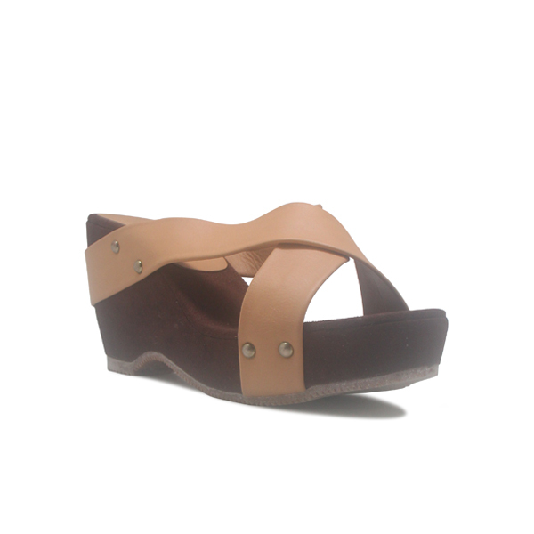 Natana Shoes (WEDGES) Megan - Cream 10cm