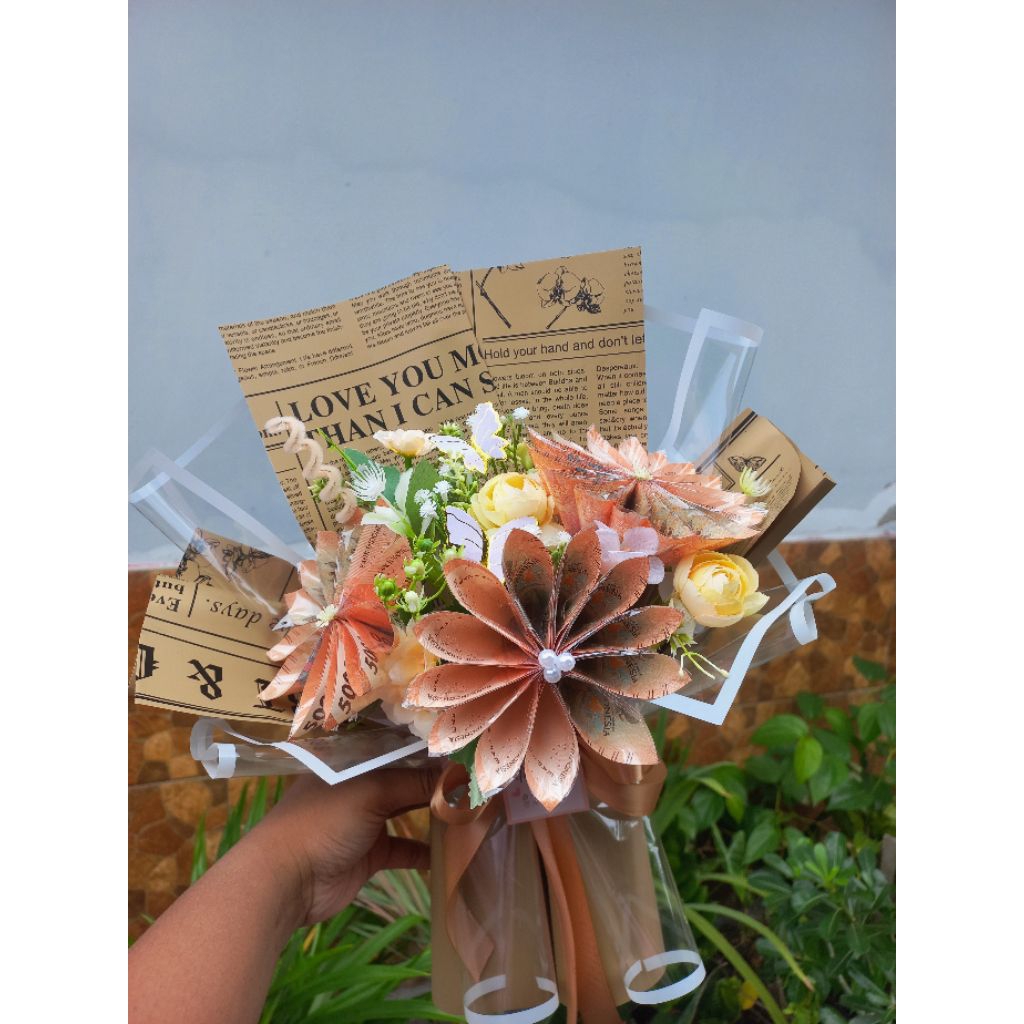 RIZZ BOUQUET | BUKET UANG BUNGA DAHLIA MURAH JOGJA