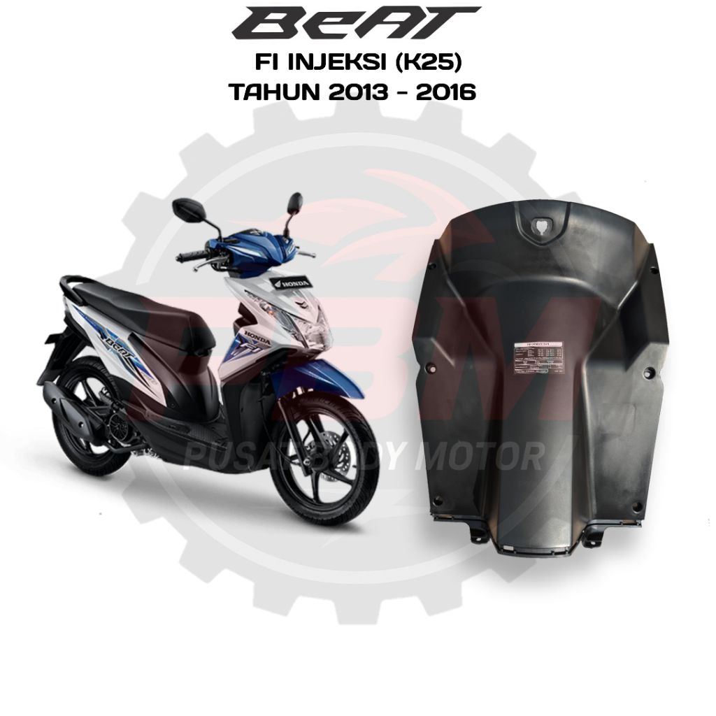 Dek Kunci Bawah / Dashboard Motor Honda BeAT FI Tahun 2013 - 2016 Stater Halus Stater Kasar Cover Bo