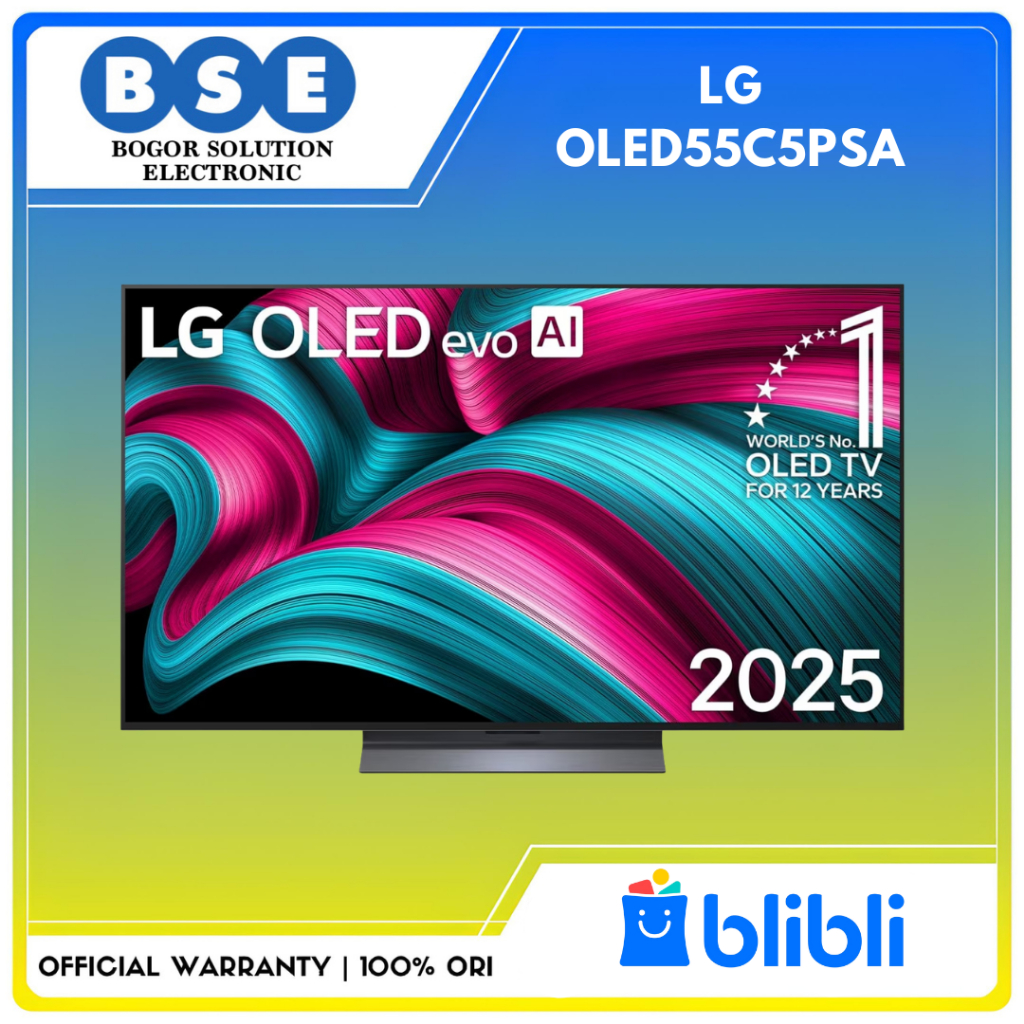 Oled TV LG 55 Inch C5 LG 55C5 4K Smart TV OLED evo AI C5 OLED55C5PSA LG 55C5PSA Pengganti 55C4