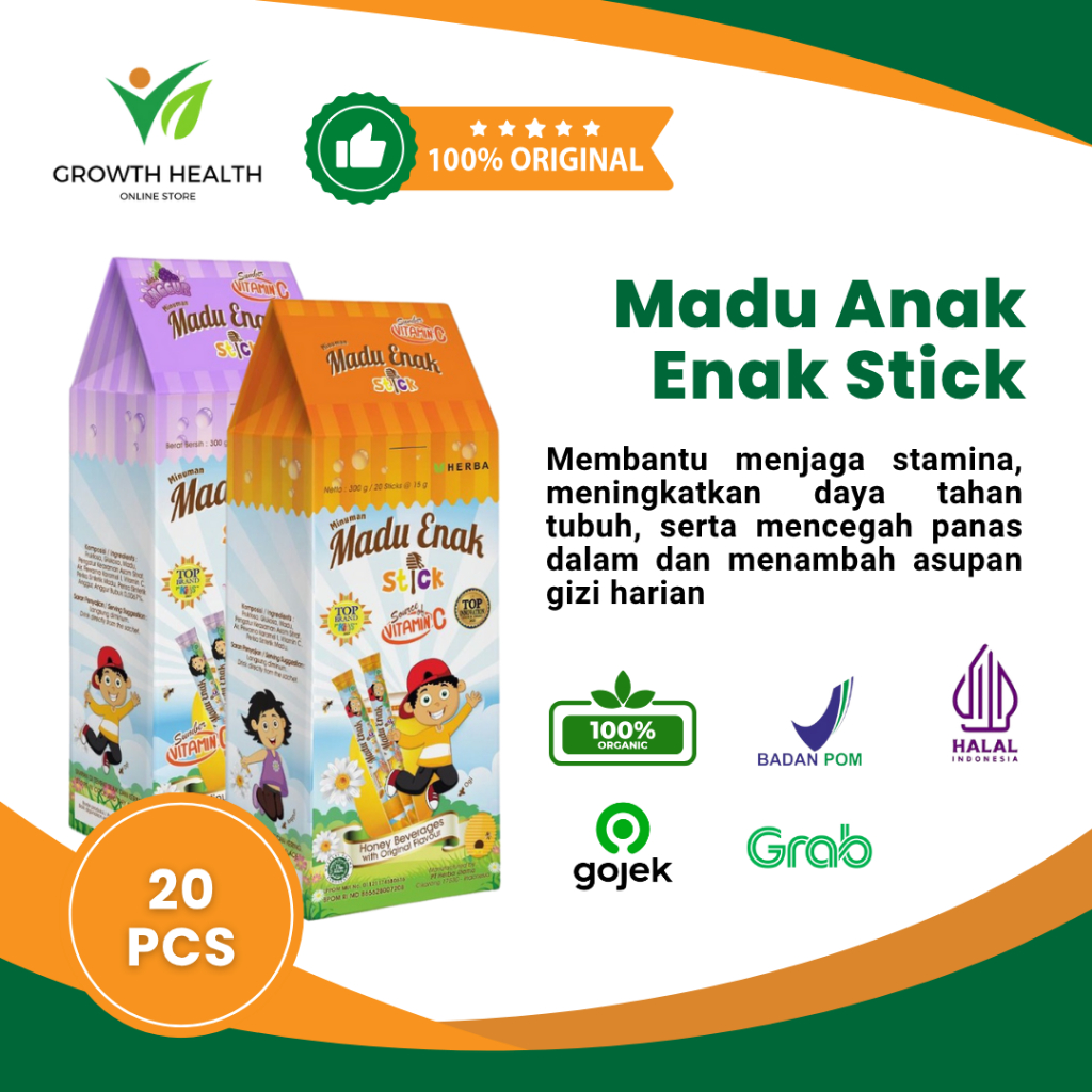 

Original Madu Anak Enak Stick isi 20 pcs