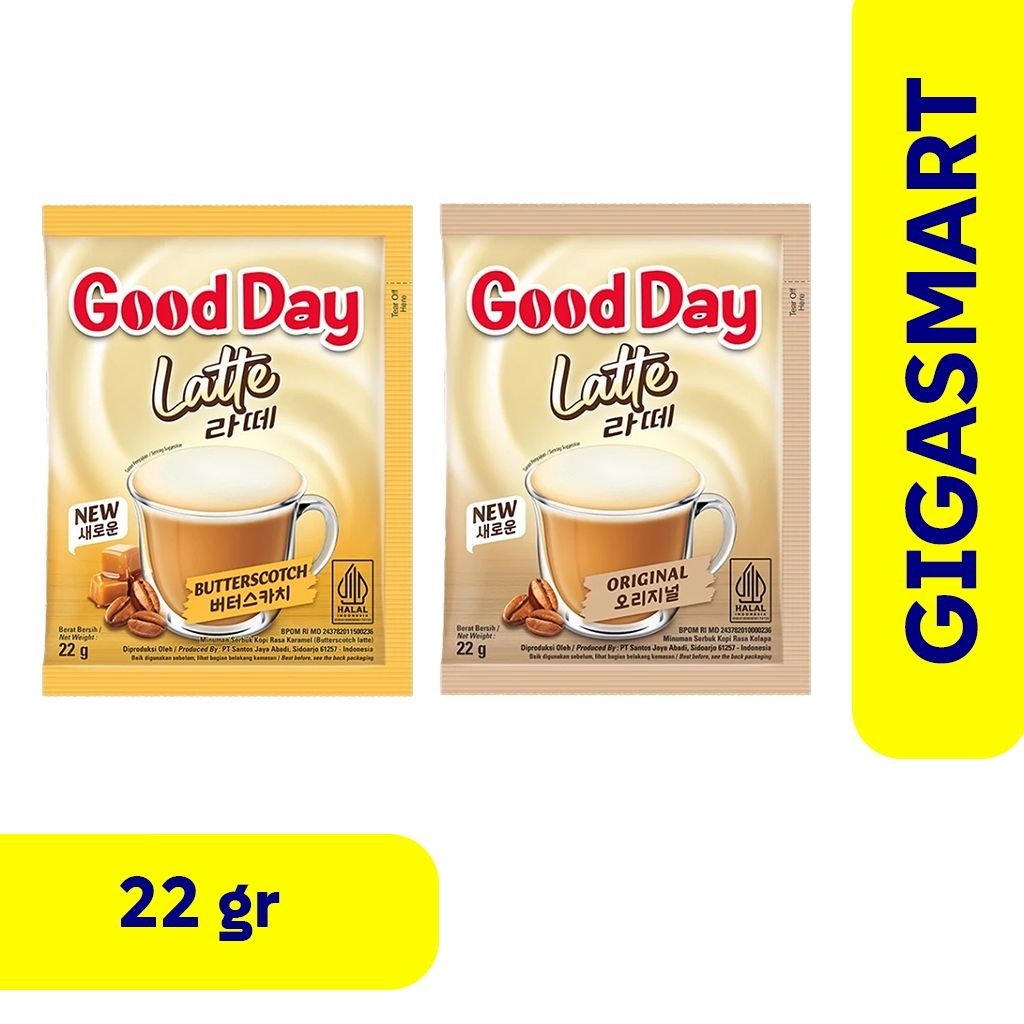 

Good Day Latte Sachet 1 Pcs, 22gr