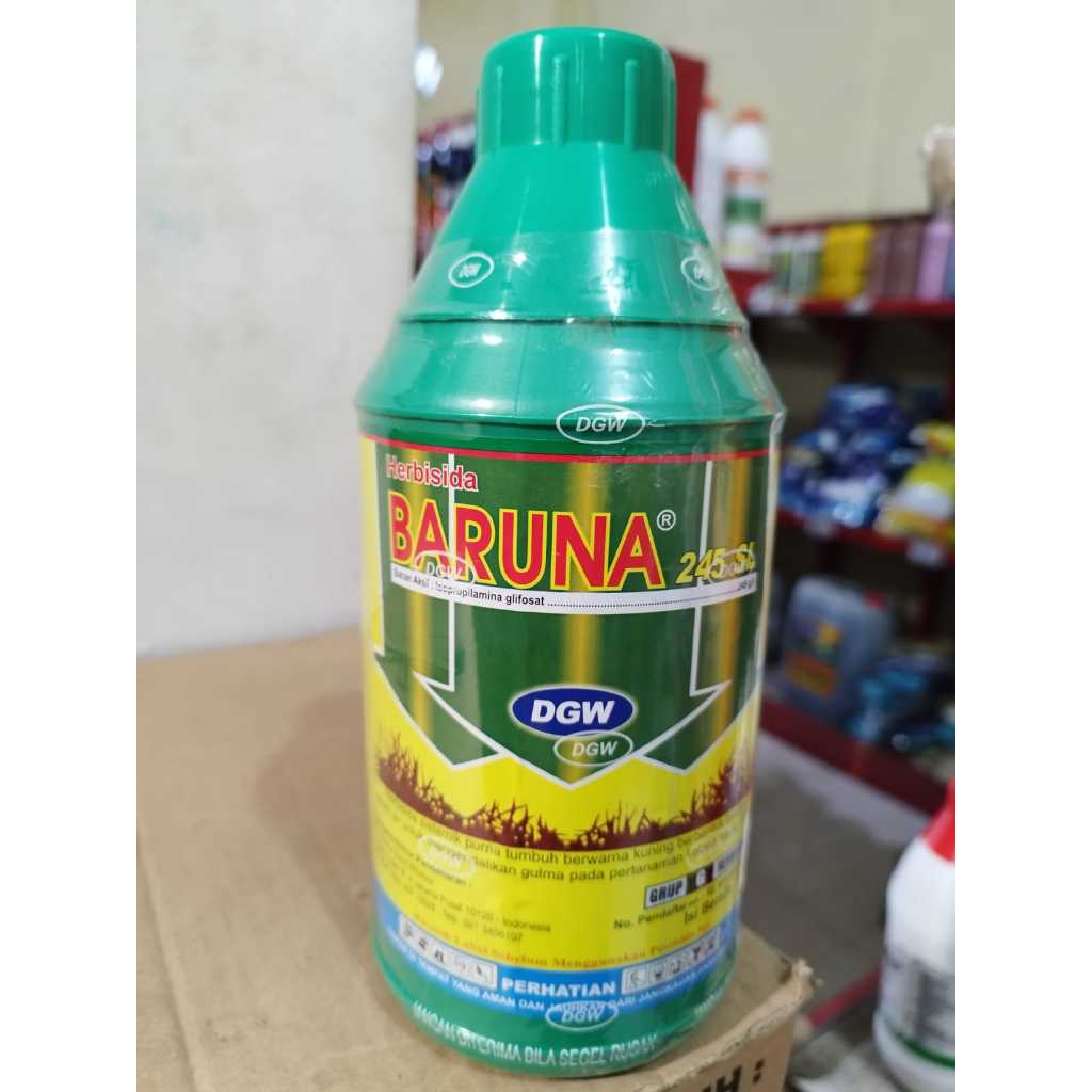 

BARUNA 245 SL 1 Liter Herbisida bahan aktif: Isopropilamina glifosat 245 g/l