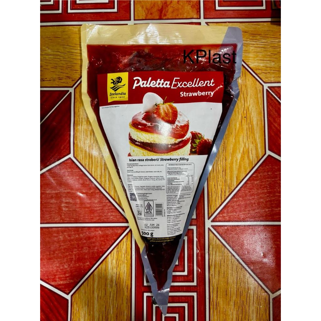 

Isian rasa Stroberi Paletta Excellent 500 gram / Strawberry Filling Paletta Excellent 500 gram