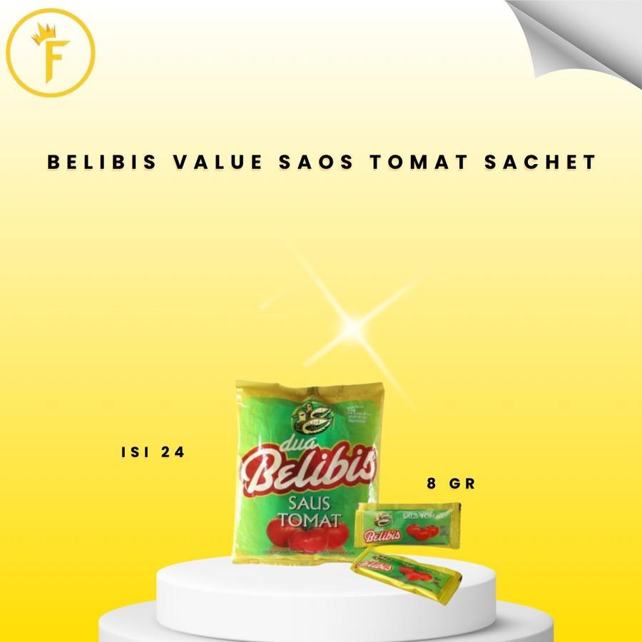 

Saos Tomat Sachet Belibis Value 8 gr Isi 25