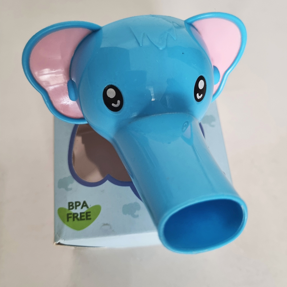 PRELOVED JIEMU FAUCET EXTENDER ELEPHANT ANAK-ANAK MODEL GAJAH WARNA BIRU