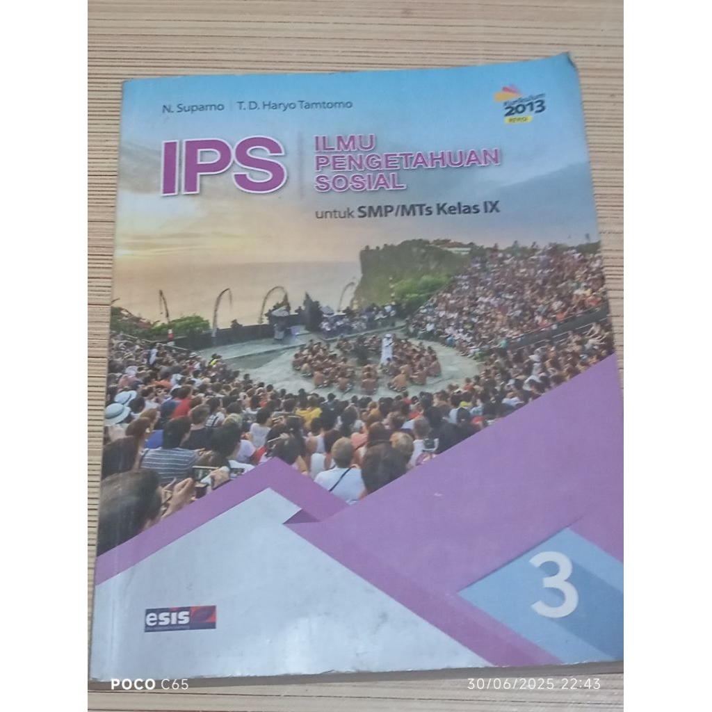 BUKU IPS KELAS 3 SMP ERLANGGA