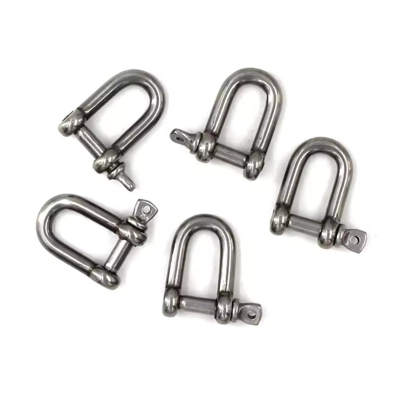D Shackle Screw Pin Type 5mm Stainless Steel / Segel Dee Straight Shackle 5 mm