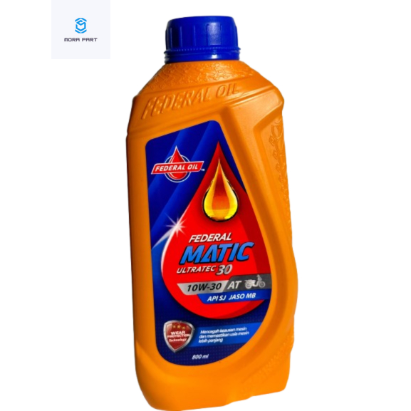 Oli Federal Matic Orange 800ml Oli Mesin Motor Matic Federal Orange 0,8ml Oli Mesin Matic